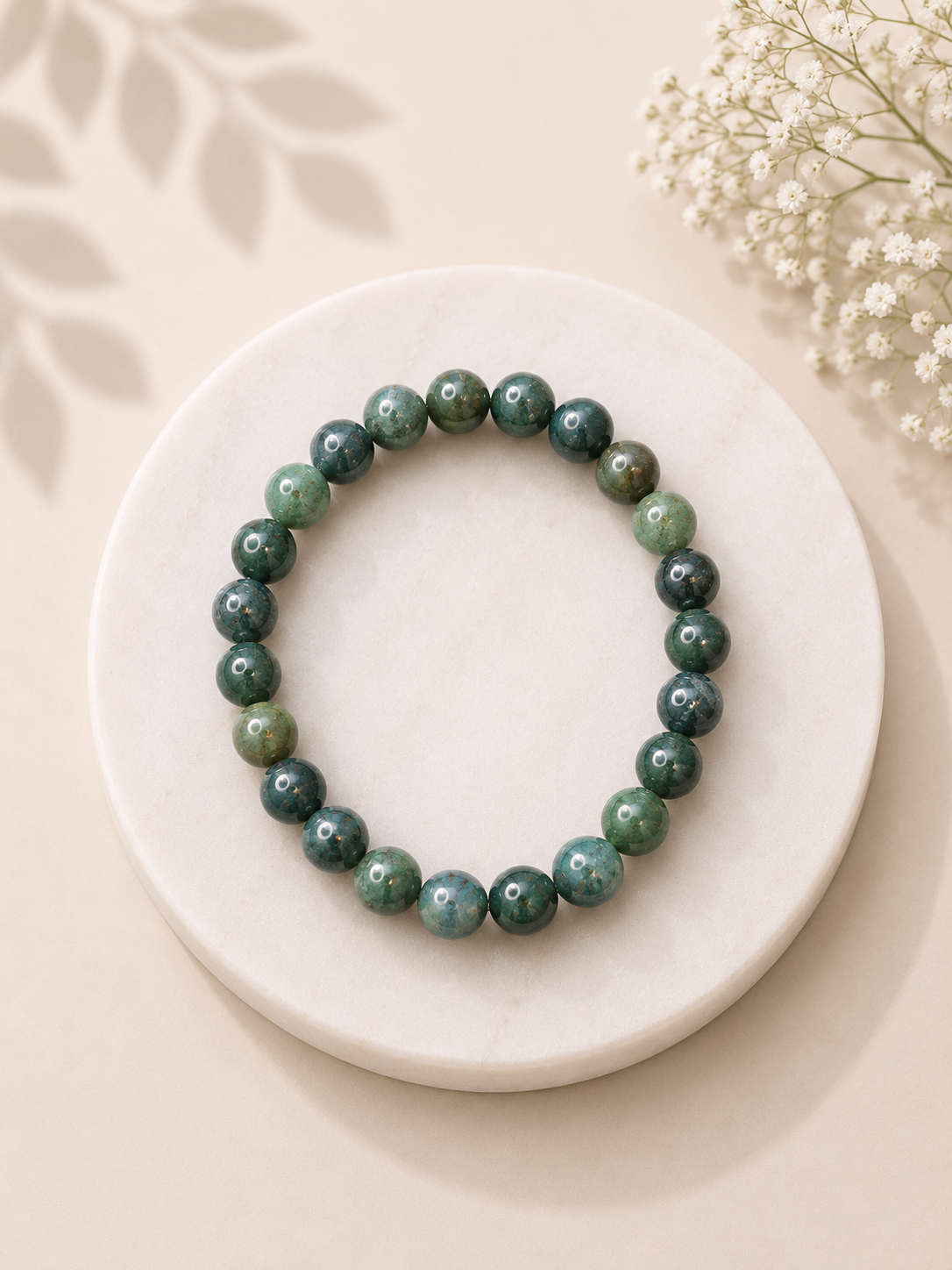 Moss Agate Bracelet